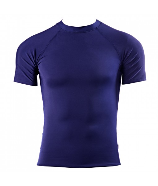 Compression Top Half Sleeve Plain Athletic Fit Multi Sports T-Shirt